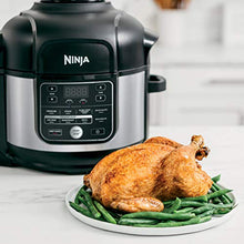 Load image into Gallery viewer, Ninja OS301 Foodi 10-in-1 Pressure Cooker and Air Fryer with Nesting Broil Rack, 6.5 Quart, Stainless Steel
