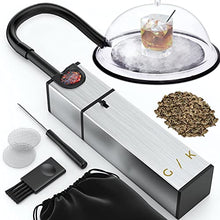 Load image into Gallery viewer, Gramercy Kitchen Company Cocktail Smoker - Includes Wood Chips - Smoking Gun | Smoke Meat, Drink &amp; Food Indoor Infuser | Ultimate Sous Vide Foodie Accessories Gift
