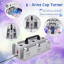 Load image into Gallery viewer, 6 Cup Turner for Crafts Tumbler, Cup Turners for Tumblers Starter Kit with 6 Independent Switch, Multi Tumbler Spinner Machine Kit for DIY Epoxy Glitter Tumblers
