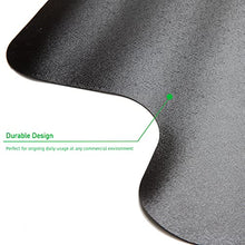 Load image into Gallery viewer, Mind Reader OFFCMAT-BLK Office Hardwood, 36" x 48" Inches, Easy Glide, Floor Mat for Computer Desk Chair, Anti-Skid, Stays in Place, Black
