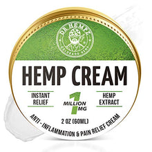 Load image into Gallery viewer, Instant Relief Hemp Cream - jojoba, MSM &amp; Arnica - Relieves Inflammation, Muscle, Joint, Back, Knee, Nerves &amp; Arthritis - Made in USA

