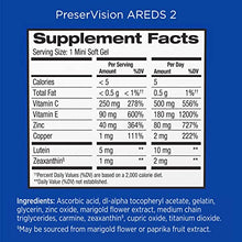 Load image into Gallery viewer, PreserVision AREDS 2 Eye Vitamin &amp; Mineral Supplement, Contains Lutein, Vitamin C, Zeaxanthin, Zinc &amp; Vitamin E, 120 Softgels (Packaging May Vary)
