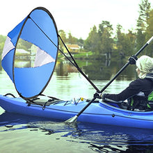 Load image into Gallery viewer, VGEBY 42Inch Wind Sail, Foldable Popup Board Paddle Downwind Sail Kit for Kayaks, Canoes, Inflatable Boats, Paddle Board
