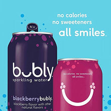 Load image into Gallery viewer, bubly Sparkling Water, 6 Flavor Variety Pack, 12 fl oz Cans (18 Pack)
