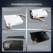 Load image into Gallery viewer, NexiGo PS5 Accessories Plates for Playstation 5 Disc Edition, ABS Anti-Scratch Dustproof Protective Shell Cover, Replacement Face Plate for PS5 Disc Edition (Matte Black)
