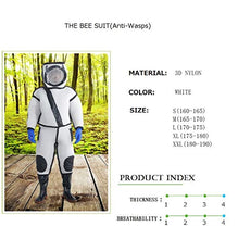 Load image into Gallery viewer, Vevin Professional Protective Beekeeping Suit Thick Full Body Clothing with Shoes and Glove,Anti-Wasps,Vespinae, Yellowjackets,Breathability and Safety (XXL)
