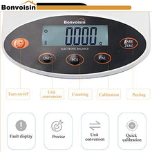 Load image into Gallery viewer, Bonvoisin Analytical Balance 300gx1mg Precision Lab Scale Digital Electronic Scale 1mg Laboratory Analytical Scale LCD Display Scientific Scale with Windshield (300g, 0.001g)

