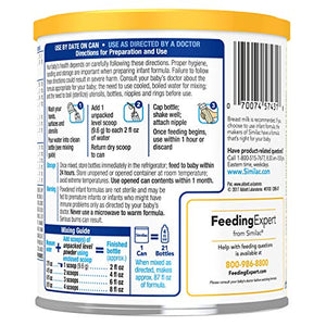 Similac NeoSure Infant Formula with Iron, For Babies Born Prematurely, Powder, 13.1 ounces (Pack of 6), Powder(White)