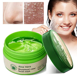 Aloe Vera Peel Off Blackhead Remover Mask - Peel Off Face Masks Whitehead Removal, Aloe Vera Extract Facial Mask, Oil Control Cleaning Face - Facial Moisturizing, Moisture Skin