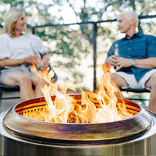 Load image into Gallery viewer, Solo Stove 27" Yukon Fire Pit Stainless Steel Smokeless Outdoor Fire Pit Great for S'Mores and Hot Dogs
