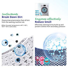 Load image into Gallery viewer, Kaitse Washing Machine Cleaner Effervescent Tablets, Solid Washer Deep Cleaning Tablet, Triple Decontamination Remover with Natural Biological Formula, for Front Load and Top Load Washers 30 Count
