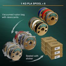 Load image into Gallery viewer, OVERTURE Silk Filament PLA 1.75mm Clog-Free Shiny 3D Printer Consumables, 1kg Spool (2.2lbs), Dimensional Accuracy +/- 0.03 mm, Fit Most FDM Printer,Silk Copper
