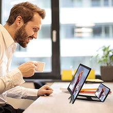 Load image into Gallery viewer, Curved 12" Phone Screen Magnifier &amp; Phone Holder Stand,3D HD Anti-Blue Light Lens,Foldable Phone Screen Enlarger,Universal Cell Phone Screen Amplifier for Video,TV, Games, Compatible All Smartphones
