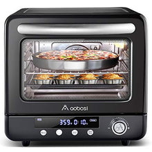 Load image into Gallery viewer, Air Fryer Oven Aobosi Electric Toaster Oven Convection Rotisserie Oven Roaster Countertop Rotisserie Oven Steam Oven Multi-Function 12-in-1 Toast/Bake/AirFry/Dehydrate/Roast/pizza|21Qt|Recipe 1250W
