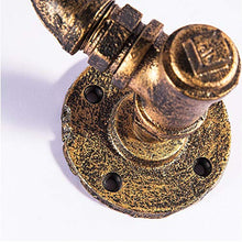 Load image into Gallery viewer, Wen long shop Industrial Vintage Wall Lights Fitting Lamp Water Pipe Wall Sconces Fixture for Home Decor Pub Cafe Hotel Steampunk Style (Rust)
