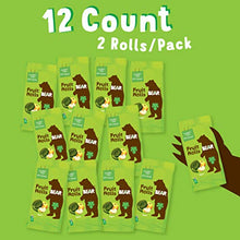 Load image into Gallery viewer, BEAR Real Fruit Snack Rolls - Gluten Free, Vegan, and Non-GMO - Apple (2 Rolls Per Pack) - Healthy School And Lunch Snacks For Kids And Adults 0.7 Ounce (Pack of 12)
