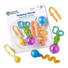 Load image into Gallery viewer, Learning Resources Helping Hands Fine Motor Tool Set Toy - 4 Pieces, Easter Toys for kids, Ages 3+ Fine Motor and Sensory Play Toys, Toddler Tweezers, Sensory Bin Toys
