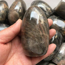 Load image into Gallery viewer, Crystal, 3-4Pcs Sunstone Black Moonstone Crystalpolished Freeform Standup Display Stone
