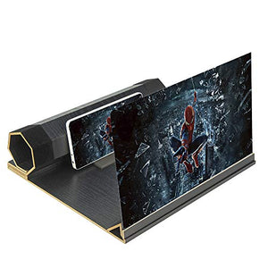 12" Mobile Phone Amplifier Screen | Phone Screen Amplifier for Movies, Videos, and Gaming | Watch Videos and Movies on Your Phone | Compatible with iPhone and Android