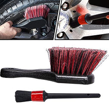 Load image into Gallery viewer, bzczh Tire and Wheel Brush, Dense Bristle, Rim Brush，Extra Auto Detailing Brush, Clean Dirty Wheels and Tire Dirt, Easy to Carry for Scrubbing
