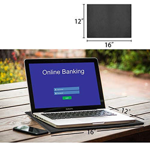 EMF Laptop Radiation Protection Pad - 16" Multi-Layer Shielding Anti Radiation Protector & EMF Blocker, Radiation Shielding for Laptop iPad MacBook Mobiles Phones , EMF Free to Protect Your Loved Ones