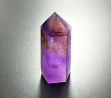 Load image into Gallery viewer, Amethyst Healing Crystal Wand Pointed &amp; Faceted Prism Bar for Reiki Chakra Meditation Therapy Deco
