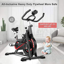 Load image into Gallery viewer, RELIFE REBUILD YOUR LIFE Exercise Bike Indoor Cycling Bike Fitness Stationary All-inclusive Flywheel Bicycle with Resistance for Gym Home Cardio Workout Machine Training New Version
