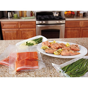 FoodSaver 11" x 16' Vacuum Seal Roll | Make Custom-Sized BPA-Free Vacuum Sealer Bags | 3-Pack (Frustration-Free Packaging)