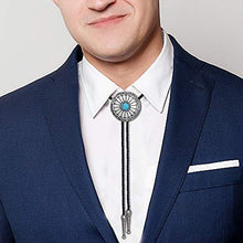 Load image into Gallery viewer, Thunaraz 4Pcs Bolo Tie for Men Western Leather Necktie Cow Skull Bolo Tie Halloween Costume Accessories Necktie Men Women
