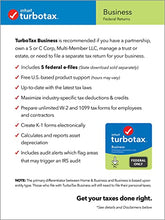 Load image into Gallery viewer, TurboTax Business 2021 Tax Software, Federal Tax Return Only with Federal E-file [PC Download]
