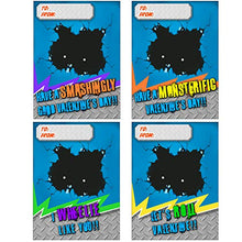 Load image into Gallery viewer, JOYIN 16 Pack Valentines Day Gift Cards With Gift Pull Back Monster Truck Toys for Valentine&#39;s Classroom Exchange Prizes Valentine Party Favor Toys

