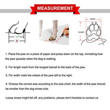 Load image into Gallery viewer, QUMY Dog Boots Waterproof Shoes for Large Dogs with Reflective Straps Rugged Anti-Slip Sole Black 4PCS / Set (Size 7: 2.8''x3.2(W*L) for 63-75 lbs, Black)
