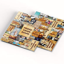 Load image into Gallery viewer, MAGNIFICENT101 2-Pack Vision Board Magnet Set (20x20 in) - Pull Apart &amp; Create a Vision for Your Dream Life in Your Refrigerator | Inspirational Positive Gifts | Quotes for Fridge | Daily Motivation
