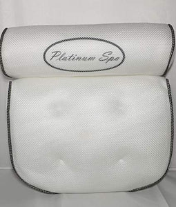 SpaSense Platinum Spa Bath Pillow Luxury Bathtub Suport for Neck and Shoulders 3D Air Mesh Breathable Spa Pillow Washable Head Rest for Bath Relax and Enjoy