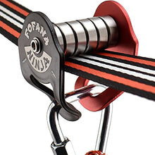 Load image into Gallery viewer, Fofana Ninja Slider Slackline Pulley - Zip Along Your Ninja Course with The Most Fun New Accessory for Your Ninja Warrior Obstacle Course for Kids - Patents Pending
