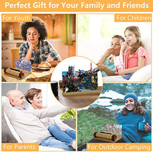 Load image into Gallery viewer, 【2020 Update Version】 12’’ Screen Magnifier for Cell Phone 3D Smartphone Screen Amplifier for Movies Videos and Gaming with Foldable Wooden Phone Stand Compatible with All Smart Phone
