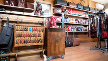 Load image into Gallery viewer, Shop handmade Italian leather goods LIVE in Tuscany
