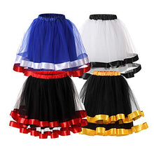 Load image into Gallery viewer, Adult Tutu Skirt, Tutu for Women, Multi Layer Puffy Costume Dance Ballet Dress Christmas Holiday Tulle Bubble Petticoat
