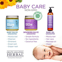 Load image into Gallery viewer, Newborn Salve, Baby Calendula Cream, Baby Acne Treatment, Baby Eczema Cream, Baby Ointment, Natural Baby Care with Organic Calendula and Licorice, Ora's Amazing Herbal

