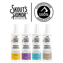 Load image into Gallery viewer, SKOUT&#39;S HONOR: Probiotic Deodorizer - 8 fl. oz. - Hydrates and Deodorizes Fur, Supports Pet’s Natural Defenses, PH-Balanced and Sulfate Free - Avocado Oil
