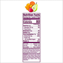 Load image into Gallery viewer, Happy Tot Organics Fiber &amp; Protein Pouch Stage 4 Pears Raspberries Butternut Squash &amp; Carrots, 4 Ounce Pouch (8 Pack)
