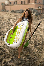 Load image into Gallery viewer, Pelican - SUP - Hardshell Stand-Up Paddleboard - Lightweight Board with a Bottom Fin for Paddling, Non-Slip Deck - Perfect for Youth &amp; Adult (Lime, 10 ft 6 po) (FAA10P109-00)
