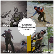 Load image into Gallery viewer, TIDEWE Bootfoot Chest Wader, 2-Ply Nylon/PVC Waterproof Fishing &amp; Hunting Waders with Boot Hanger for Men and Women Brown Size 12
