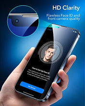 Load image into Gallery viewer, ESR Tempered-Glass Screen Protector Compatible with iPhone 13 and iPhone 13 Pro, with Easy Installation Frame, Ultra Tough, Clear, 3 Pack
