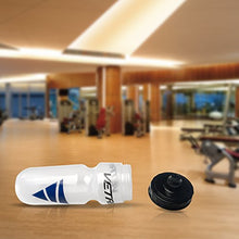 Load image into Gallery viewer, Vetra Sports Squeeze Water Bottle Leakproof Valve Hydration 22 oz Clear/Black/Blue Running Cycling Bike Soccer Football NEW
