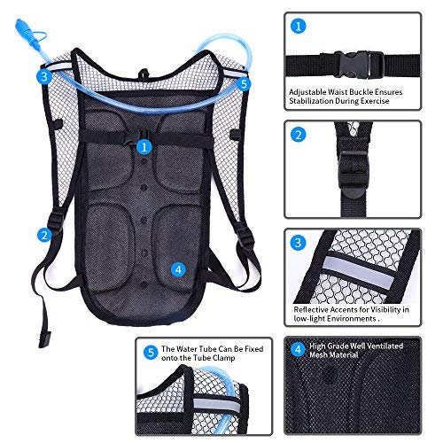 Load image into Gallery viewer, Neboic 2Pack Hydration Backpack Pack with 2L Hydration Bladder - Lightweight Water Backpack Keeps Water Cool up to 4 Hours with Big Storage for Kids Women Men Hiking Cycling Camping Music Festival