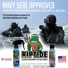 Load image into Gallery viewer, Riptide Armory Advanced Gun Cleaner &amp; CLP+ Graphene 4oz 2 Step Kit - Cleans, Lubes, Protects Targeted Long-Lasting Formula - Nano Coat Technology - Veteran Owned &amp; Formulated by Former US Navy Seal
