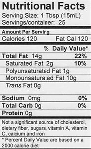 Saratoga Olive Oil Company Chipotle Olive Oil 375ml (12.7oz)