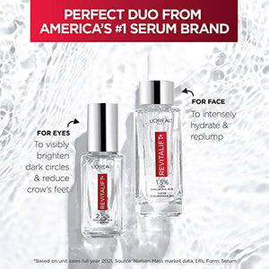 L'Oreal Paris Revitalift Hyaluronic Acid + Caffeine Hydrating Eye Serum with Anti-Aging Moisturizer Sample