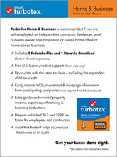 Load image into Gallery viewer, TurboTax Home &amp; Business 2021 Tax Software, Federal and State Tax Return with Federal E-file [Amazon Exclusive] [PC Download]
